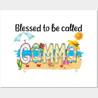 Blessed To Be Called Gamma Summer Beach Happy Mother's Posters and Art